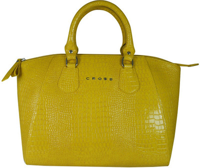 

Cross Women Casual Yellow PU Messenger Bag