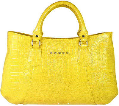 

Cross Women Casual Yellow PU Shoulder Bag