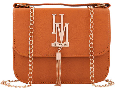 

Fristo Women Casual Tan PU Sling Bag