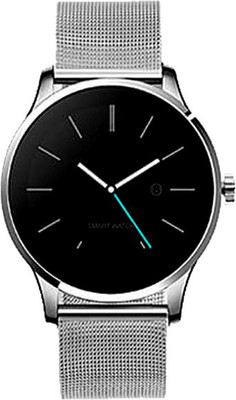 

WatchOut Wearables Silver Lining with Metal Strap Smartwatch(Silver Strap)