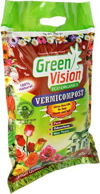 

Greenvision Organic Fertiliser-1 Vermicompost 1 kg Soil Manure(1 kg Powder)