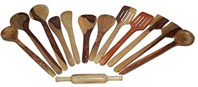 

craftspoint Wooden Wooden Spoon Set(Pack of 13)