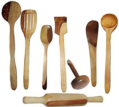 

craftspoint Wooden Wooden Spoon Set(Pack of 8)