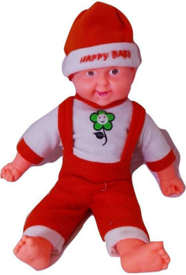 

Tiny's World Laughing Baby Boy With Music - 30 cm(Red)
