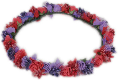 

Loops n knots Crown & Tiara(Purple, Red, Pack of 1)