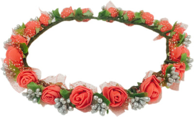

Loops n knots Crown & Tiara(Red, Silver, Pack of 1)