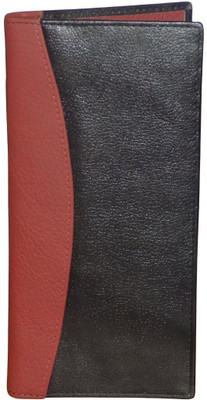 

Style 98 Men Black, Red Genuine Leather Document Holder(15 Card Slots)