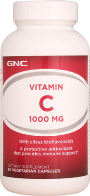 

GNC Vitamin C 1000 MG (90 Vegetarian Capsules)(150 g)