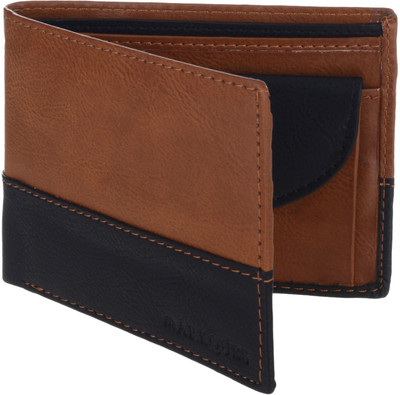 

MARKQUES Men Tan Artificial Leather Wallet(4 Card Slots), Tan-04