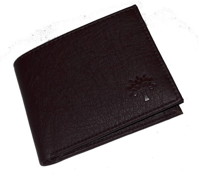 

E MALL Men Formal Black Artificial Leather Wallet(5 Card Slots), Brown