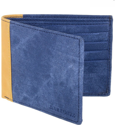 

MARKQUES Men Blue Artificial Leather Wallet(8 Card Slots), Blue-05