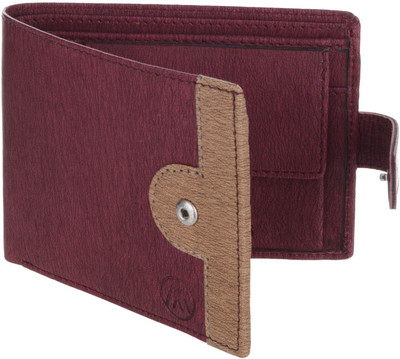 

MARKQUES Men Red Artificial Leather Wallet(4 Card Slots), Red-07