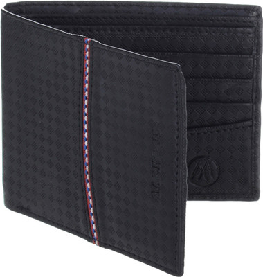

MARKQUES Men Black Artificial Leather Wallet(8 Card Slots), Black-01