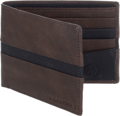 

MARKQUES Men Brown Artificial Leather Wallet(8 Card Slots), Brown-02