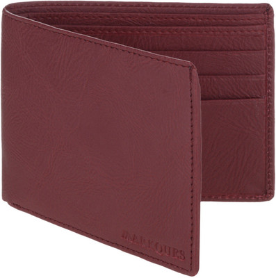 

MARKQUES Men Red Artificial Leather Wallet(6 Card Slots), Red-07