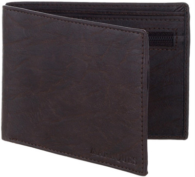 

MARKQUES Men Brown Artificial Leather Wallet(7 Card Slots), Brown-02