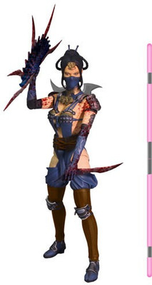 

Mezco Toys Mortal Kombat X Kitana Mournful Action Figure(Multicolor)