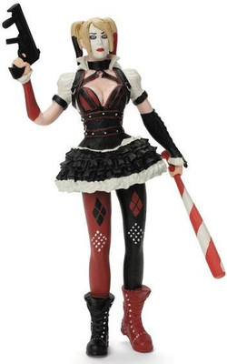 

NJ Croce Batman Arkham Knight Harley Quinn Bendable Figure(Multicolor)