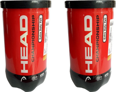 

Head Championship 4 Balls Tennis Ball(Pack of 2, Green)