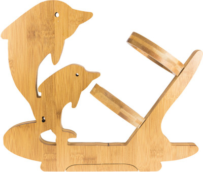 

Anni Creation Wood Bottle Rack(Brown, 1 Bottle)