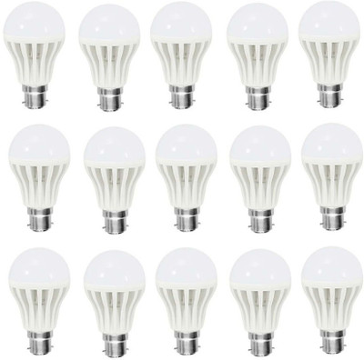 

Grind Sapphire 3 W Round B22 LED Bulb(White, Pack of 15)