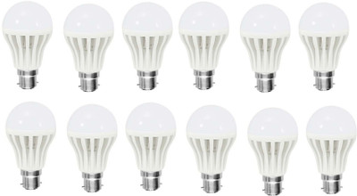 

Grind Sapphire 7 W Round B22 LED Bulb(White, Pack of 12)