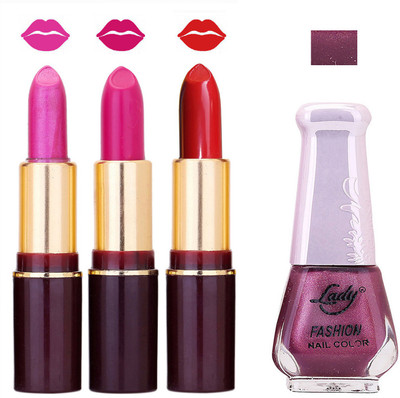 

Lady Fashion Make Up Combo 2202101337(Set of 4)