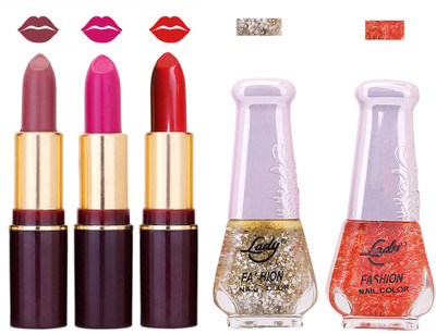 Lady Fashion Make Up Combo 2203201610(Set of 5)