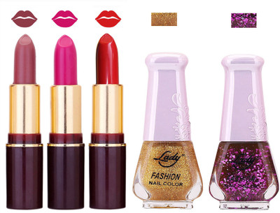 

Lady Fashion Make Up Combo 2203201652(Set of 5)