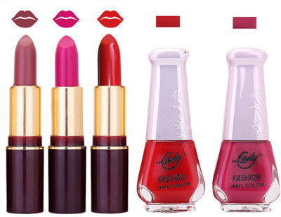 

Lady Fashion Make Up Combo 2203201637(Set of 5)