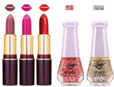 Lady Fashion Make Up Combo 2203201617(Set of 5)