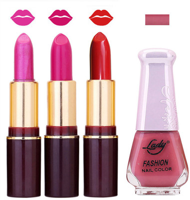 

Lady Fashion Make Up Combo 2202101365(Set of 4)