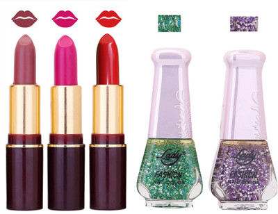 

Lady Fashion Make Up Combo 2203201616(Set of 5)