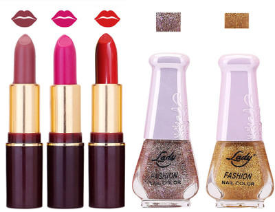 Lady Fashion Make Up Combo 2203201609(Set of 5)