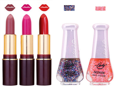 

Lady Fashion Make Up Combo 2203201607(Set of 5)