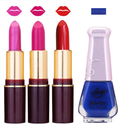 

Lady Fashion Make Up Combo 2202101330(Set of 4)