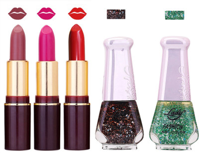 

Lady Fashion Make Up Combo 2203201601(Set of 5)
