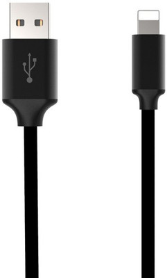 

Edfigo HYBRID (4 Feet/1.2 Meter)-High Speed, Quick Charge 2.4 Amp For All iPhones Lightning To USB & Data Sync USB Cable(Black)
