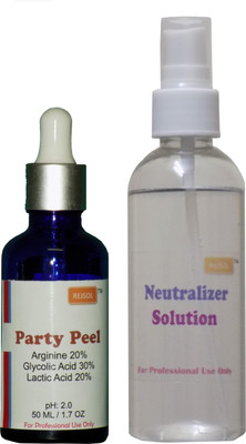 

REJSOL Party Peel Lactic 15% Glycolic 15% Arginine 20% allantoin 10% 50ml(50 ml)