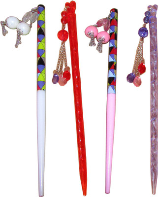 

Sanskruti Juda Stick Bun Stick(Multicolor)
