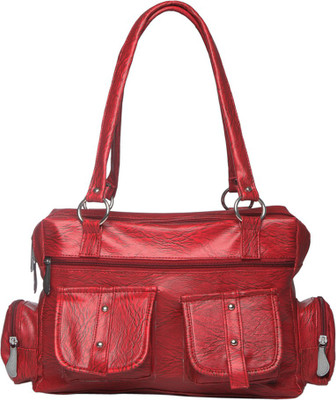 

Lady Bar Hand-held Bag(Maroon)