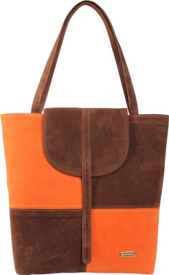 

Sarah Shoulder Bag(Orange, Brown), Brown;orange