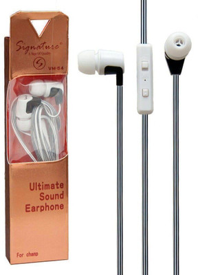 

Signature VM-54 Headphone(Black, In the Ear)