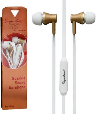 

Signature VM-53 Headphone(White, In the Ear)
