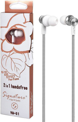 

Signature VM-51 Headphone(White, In the Ear)