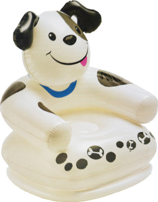 

Muren Inflatable Happy Animal Chair - White Inflatable Sofa/ Chair(White)