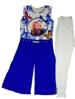 

Kid n Kids Girls Party(Festive) Top Pant(Blue