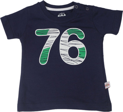 

612 League Boys Printed T Shirt(Pack of 1, Navy