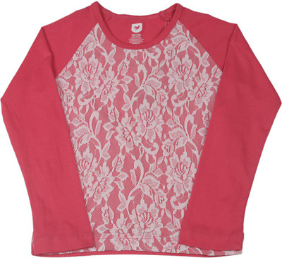 

612 League Girls T Shirt, Dark fuschia