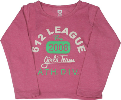 

612 League Girls T Shirt, Fuschia